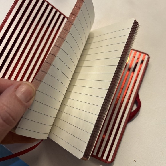 Michael Kors Giftables MK Fashion Notebook Journal Diary Red mini accessory - Picture 5 of 15